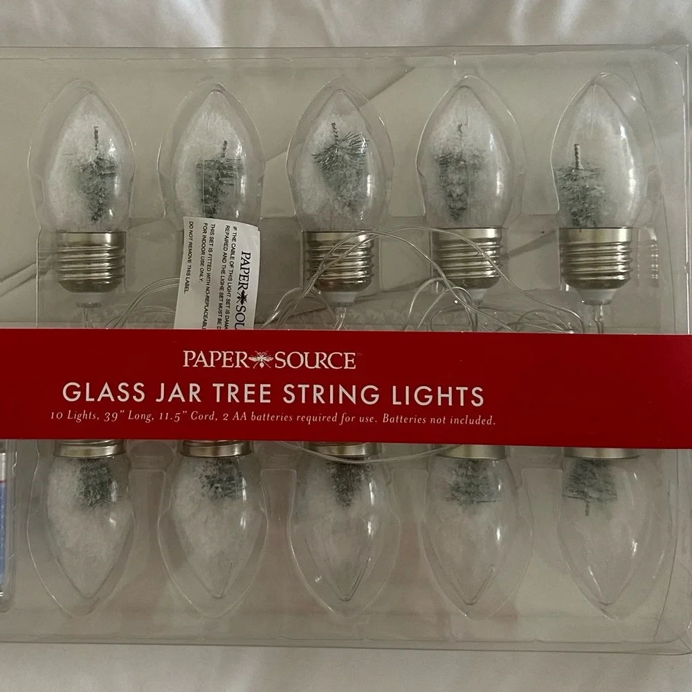 Paper Source - Glass Jar Tree String Lights